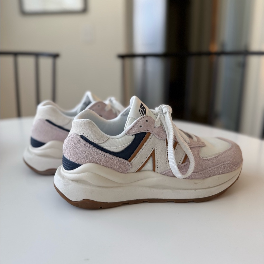 New Balance 57/40 Women's Sneakers - Pink, White, and Navy